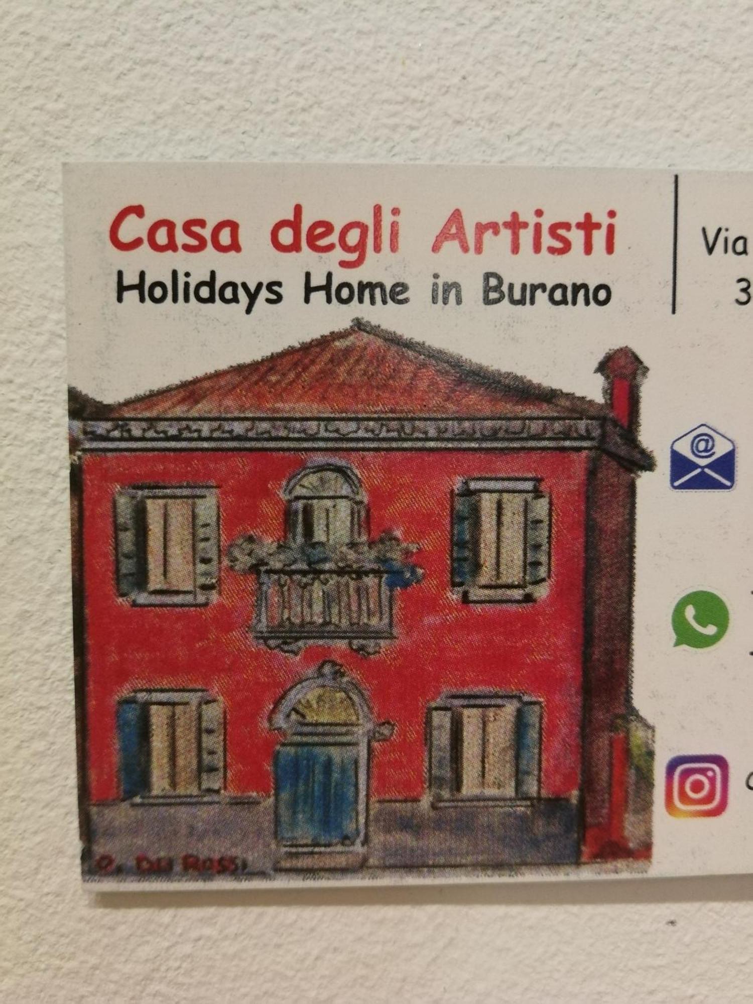 Casa Degli Artisti Lejlighed Burano Eksteriør billede